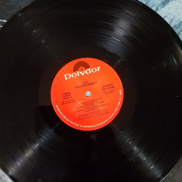 1979 UK "Danger Money" Vinyl Record - Picture 3 of 11